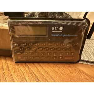 Seiko SII Pocket Spanish English Translator Random House 1983